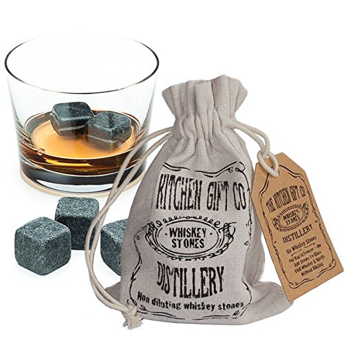 The Kitchen Gift Company Kühlsteine für Whiskey, inklusive Aufbewahrungstasche - 3
