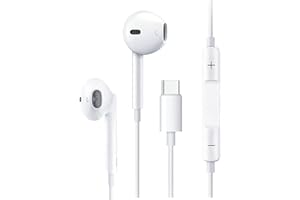 WSPLO Cuffie USB C, Cuffie Type C Hi-Fi Stereo Con Microfono Auricolari USB Type C In-Ear, Auricolari USB C per Google Pixel 7 6A, Samsung Galaxy S23 Ultra S22/21 S20 A53/54,OnePlus 11/10,Huawei P30 pro/P40