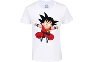 French Unicorn T-Shirt Enfant Mixte Dragon Ball Z Petit Son Goku Manga Anime