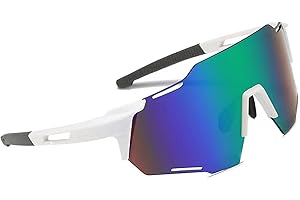 YQBFTC Running Sunglasses for Men Women,UV400 Protection Cycling Glasses,Polarised SportsSunglasses,TR90 Superlight Frame Sunglasses Bike Glasses for Hiking Fishing Ski Surfing