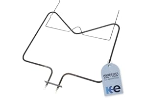 Anakel Home Recambio de Resistencia Inferior/Superior de Horno con Soporte Compatible con Whirlpool, Philips, Ignis | Potencia 1150 W y 25 V | Ancho 345 mm