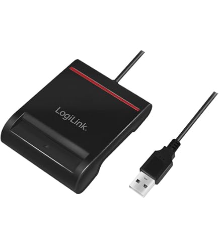AXAGON CRE-SM3N USB Smart Card FlatReader – Flacher Kartenleser Für PC & Laptop
