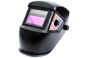 MARPOL Maschera Casco Saldatura Autoscurante per MIG TIG MAG MMA| Campo Visivo 92,5 x 42,5 mm | Regolabile