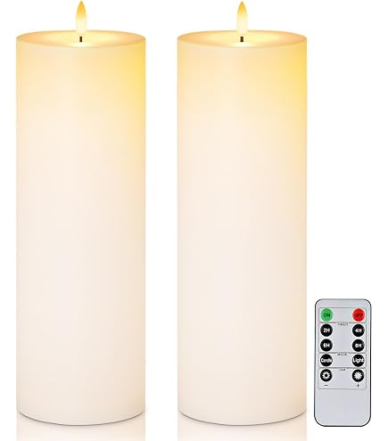 Guirlande 20 Bougies LED 2 M – Blanc Chaud, 8 Modes, Minuterie – Décoration Sans Flamme - 3