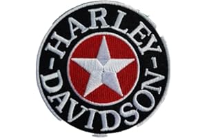 SUMA SHOP Harley Davidson Motorcycles - Parche bordado para motocicleta o motocicleta (9 cm)