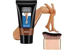 AYAYAMO Leg Makeup Waterproof and Brush Bundle- Full Coverage Concealer for Legs and Body,Tattoo Cover Up Makeup, Bruise and Scar Concealer, Lightweight, Sweat Proof, Non Transfer, Easy to Apply (3#)