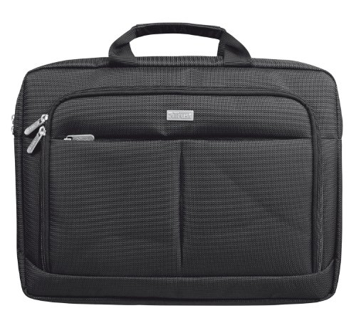 Trust Sydney Slim Schlanke Tasche f  r Notebook bis 40 6 cm  16 Zoll  schwarz