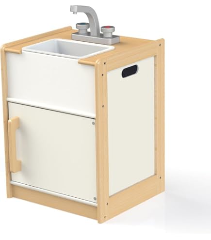 Micro-ondes Jouet En Bois Tidlo – Avec Cadrans Rotatifs Et Porte Magnétique Pour Jeux D'imitation, Dès 3 Ans