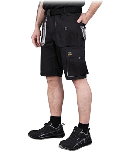 Planam Highline Shorts grün/schwarz/rot Planam Highline Shorts grün/schwarz/rot