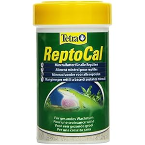 Tetra ReptoCal (ausgewogenes Mineralfutter(in Pulverform für alle Reptilien), 100 ml Dose