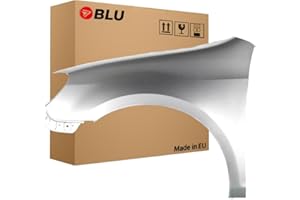 BLU Kotflügel Passend für Volkswagen GOLF VI 6 SCHRÄGHECK LA7W Links Silber | 2008-2016 | Vorderseite Vorne | Lackiert | Einbaufertig