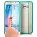 Produktbild Samsung Galaxy S6 Hülle, Saxonia 360° Silikon TPU Rumdumschutz Full Body Touch Case Wallet Klapphülle Grün