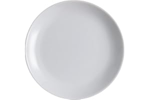 Dajar talerz deserowy naczynia ze szkła hartowanego talerz, talerz jesienny, talerz kuchenny Diwali granit 19 cm LUMINARC, szary