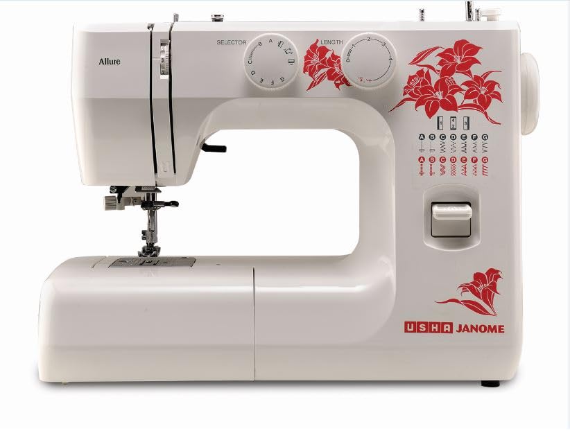 USHA Janome Fully Automatic Allure Deluxe Sewing Machine Review