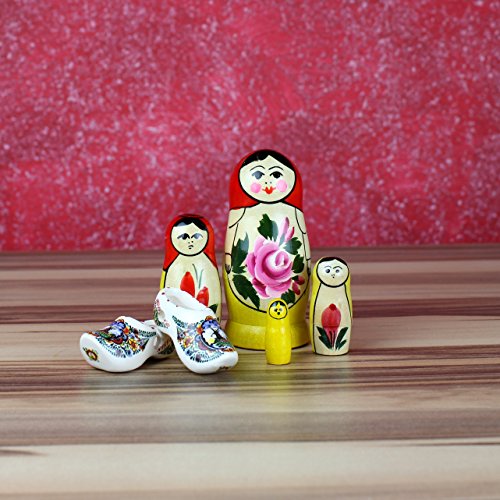 MATROSCHKAS im Hand Made Classic 4-teilig 9 cm Holz Geschenk Spielzeug - 9