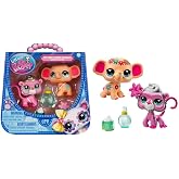 Littlest Pet Shop Pet Pairs Seri 4 2'li Fig&uuml;r Seti #243#244 | Fil ve Panter Fig&uuml;r&uuml;, Aksesuarlar Dahil, 4+ Yaş, Koleksiyon Ser