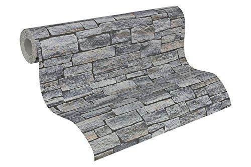 A.S. Création Tapete Dekora Natur, Mustertapete Free Style, braun, grau, schwarz, 958711