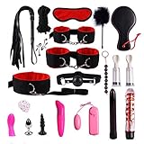 Forocean New Bed Restraints Toy Suit 20 Leather B`D`S-M Boňdàgé Kit Nylon Plush Set Sexy Toy Suit
