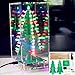Produktbild ILS - Weihnachtsbaum mit MP3-Funktion Bunten RGB-LED-Blitz Kit mit transparenter Abdeckung