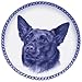 Produktbild Kelpie lekven Design Hund Teller 19,5 cm/19,3 cm Made in Dänemark NEU mit Zertifikat of Origin Teller # 75653