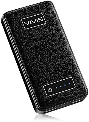 Power Bank 10000mAh,VIVIS Smallest and Lightest Li-Polymer Portable Charger External Battery, maximum 3A current 2 output ports, Intelligent Quick Charger for iPhone Samsung HTC Smartphones Tablets