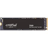 Crucial T500 SSD 2TB PCIe Gen4 NVMe M.2 SSD Interno Gaming, Fino a 7400MB/s, Compatibile con Notebook e PC Desktop, Microsoft