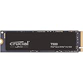 Crucial T500 SSD 2TB PCIe Gen4 NVMe M.2 Interne SSD, bis 7400MB/s, für Gaming und Programme, kompatibel mit Laptop und Deskto