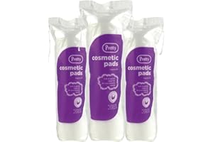 PACE SHOP || Pretty 240 Cosmetic Smooth 100% PURE COTTON Wool Pads Discs Face Nails Make up Manicure