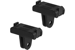 lasuroa 2pcs Magnetic Camera Mount for DJI Osmo Action 5 Pro/4/3, Quick Release Adapter with Strong Magnet Expansion Tripod Selfie Vlogging Action Camera Accessories
