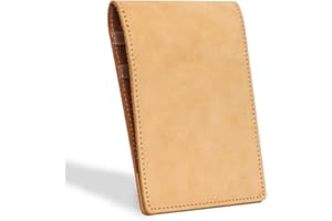 Big Teeth Golf Scorekartenhalter Leder Yardage Book Cover Magnetverschluss Golf Zubehör 2 Größen mit einem kostenlosen Bleistift und 10 Punktekarten passend für die meisten Gesäßtaschen