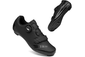 Hixingo Scarpe da Ciclismo Uomo Strada,Scarpe da Mountain Bike per Bici da Strada,Scarpe MTB Donna Road SPD Scarpe da Ciclismo da Bici Spin Compatibile Scarpe