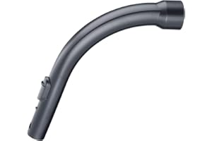FIND A SPARE Replacement Miele Plastic Curved Bent End Hose Handle 35 mm Compatible with Miele S C1 C2 C3 Cat & Dog Series Vacuum Hoover Hose Cleaner Curved Wand Control Handle Hose Pipe