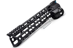 TRIROCK New Clamp Shark Style 12 inches Black Free Float AR15 M16 M4 Rifle handguard fit .223/5.56 Rifles