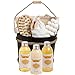 BRUBAKER Cosmetics Wooden Pail Spa Bath Gift Set 'Mango/Peach' (9 Pieces)