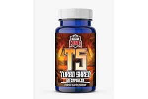 NUTRITION KING T5 Turbo Shred Fat Burner - Thermogenic Weight Loss Supplement- Weight Loss Support- Belly Fat Burner Weight Loss Natural Burner Fast