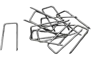Iflo® Floristiknadeln im Set – Strohblumennadeln, Römerhaften & Efeunadeln für Kränze, Gestecke & Deko (Römerhaften 10 x 50 mm - 75 Stück)