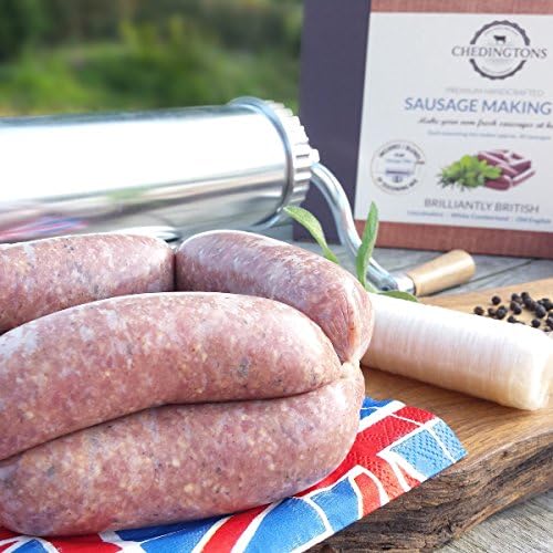 Old English and White Cumberland Sausage Seasoning Selection (2 X 216G - MAKES 40 SAUSAGES)