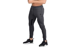 BROKIG Pantaloni della Tuta da Jogging da Palestra Vertex da Uomo con Tasche
