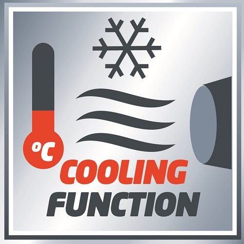 Einhell Heißluftpistole TE-HA 2000 E (2000 W, 3 Stufen, max. 550°C, Display mit Einstellrad, 4 Düsen, Koffer) - 8