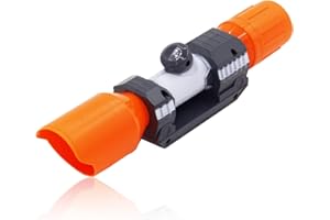 Uadme Accessoire de Visée en Plastique, Lunette de Visée pour Pistolet Jouet, Lunette de Visée Détachable, Module Scope, avec Accessoires de Ciblage Réticule, pour Modifier Le Jouet