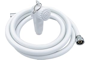 Glac Store 29.402.10 Douchette de douche avec bouton tuyau de 2,5 m pour bateau, nautique et nettoyage