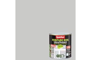 Syntilor - Peinture Bois Ultra Protect Gris Clair Satiné RAL 7035 0,5L