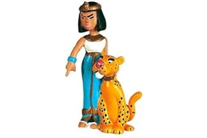 Plastoy SAS PLA60513 Asterix Figure Kleopatra Mit Leopard Toy