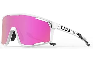 KAPVOE Occhiali da ciclismo polarizzati Occhiali da sole sportivi Uomo Donna Occhiali da baseball MTB da esterno Occhiali da ciclismo UV400