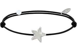 LES POULETTES BIJOUX - Pulsera Enlace Estrella de Plata - Classics