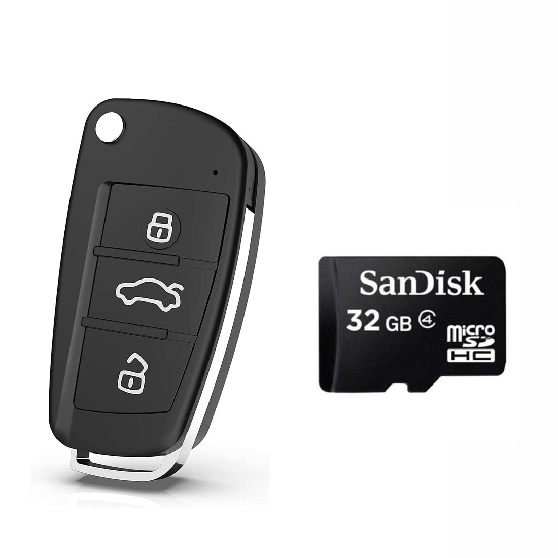 Review of TECHNOVIEW Wired Keychain Camera Full HD 1080p with Free SD Card