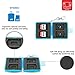 Produktbild JJC Memory Card Case für 4 x Nintendo Switch Game Karten Sony Playstation Vita Speicherkarten und 4 x Micro SD/TF Karten (Blau)