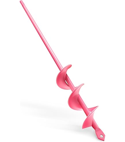 Tarières De Jardin Lot De 2 - 40x450mm Et 100x400mm - Pour Visseuse Sans Fil - Acier Au Manganèse