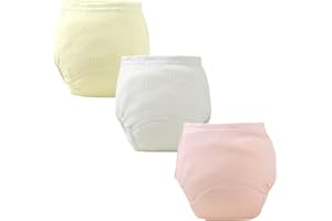 ElecMotive 3 Pièces Culotte d'apprentissage Lavables Bébé Enfant Coton