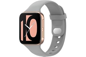 Shieranlee Silikonowy pasek kompatybilny z Oppo Watch 41 mm, silikonowy zamiennik paska do Fitness Tracker